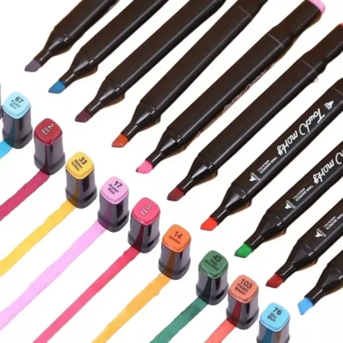 Kit De Marcadores Doble Punta Set X 48u